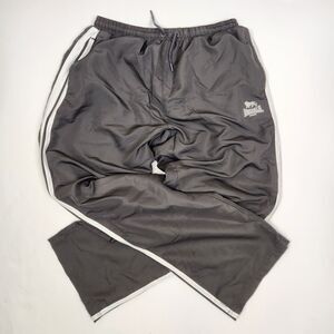 Lonsdale Mens Zip Pocket Drawstring Waistline Open Close Hem Track Pants L